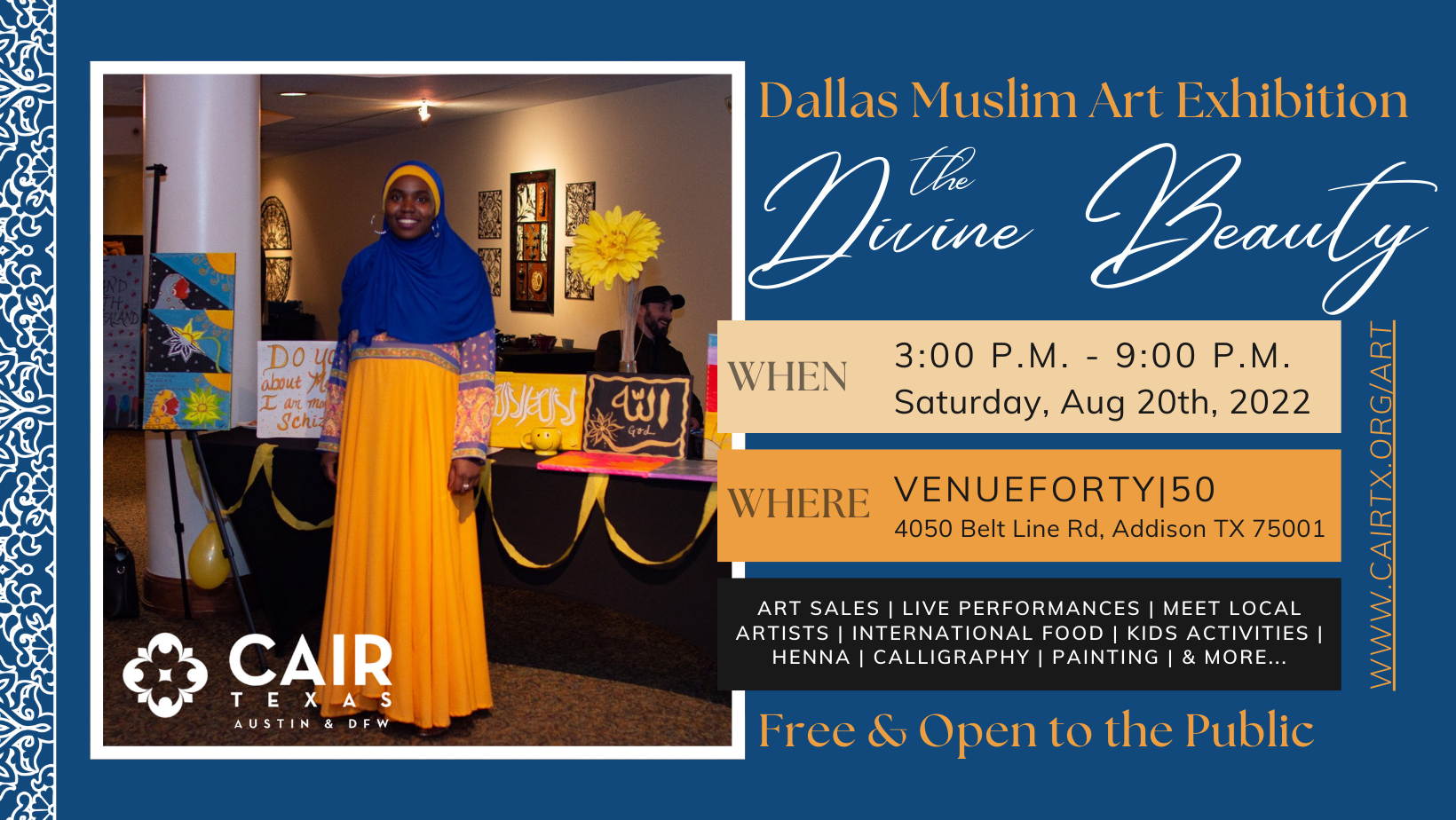 The Divine Beauty: Dallas Muslim Art Exhibition